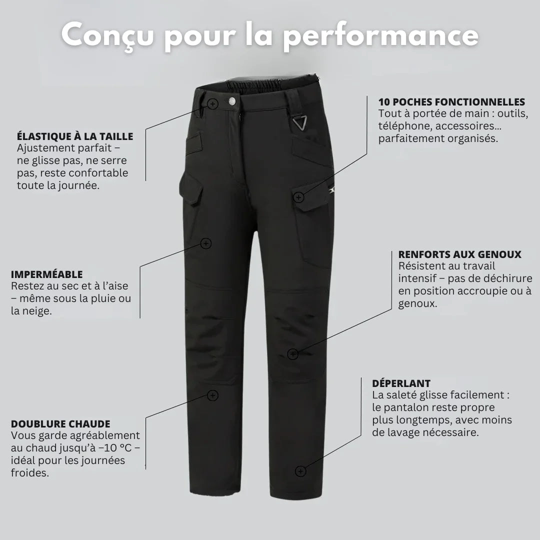Pantalon PowerTherm® – chaud, imperméable et ultra-résistant